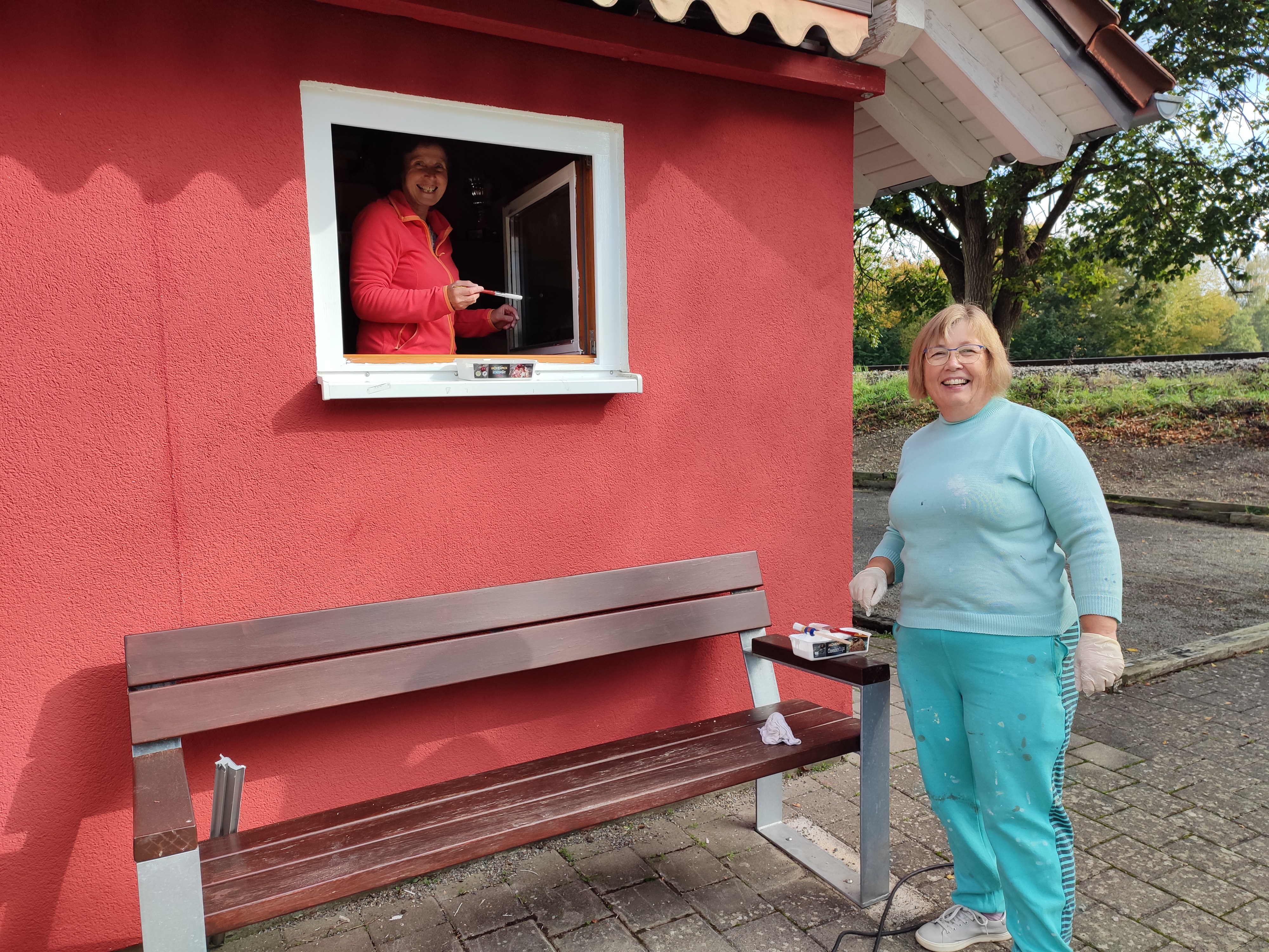 Bild von den Renovierungsarbeitn